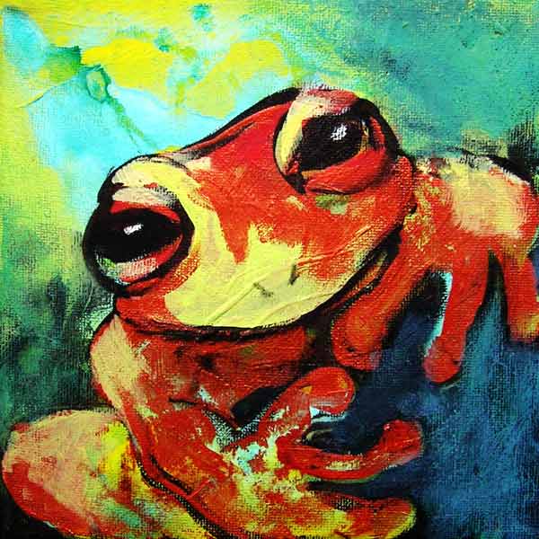 Frosch 2 von Jessi Kobek