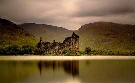 Kilchurn Castle im Regen