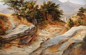 Italian Mountain Landscape, c.1824 (w/c on paper) 1890