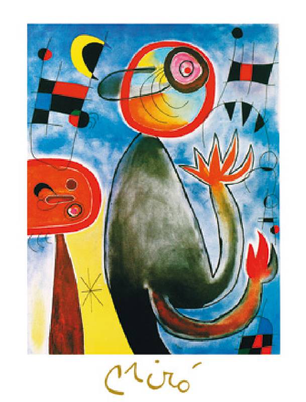 Les echelles en roue - (JM-272) von Joan Miró