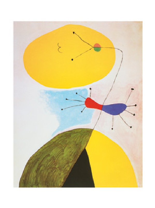 Portrait, 1938 - (JM-659) von Joan Miró