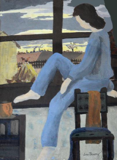 Girl Watching the Dawn 1950