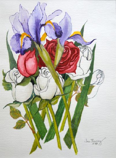 Irises and Roses 2007