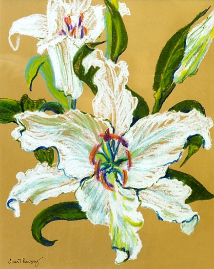 The white lilies von Joan  Thewsey