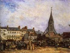 Der Markt von Sainte Catherine 1865