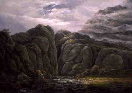 Norwegian Mountain Landscape von Johan Christian Clausen Dahl