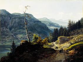 Tal in Valdres. 1845