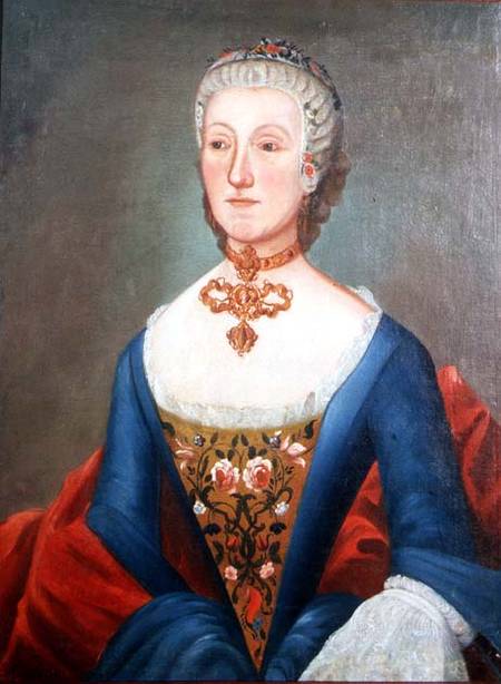 Portrait of Anne Elizabeth Amalie Berg (Simonsen) von Johan Christian Remin