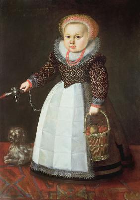 Young Child with a Dog