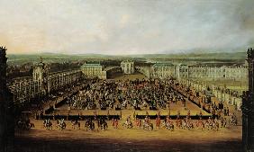 Caroussel Comique, Aufzug im Zwinger zu Dresden 1722 1725