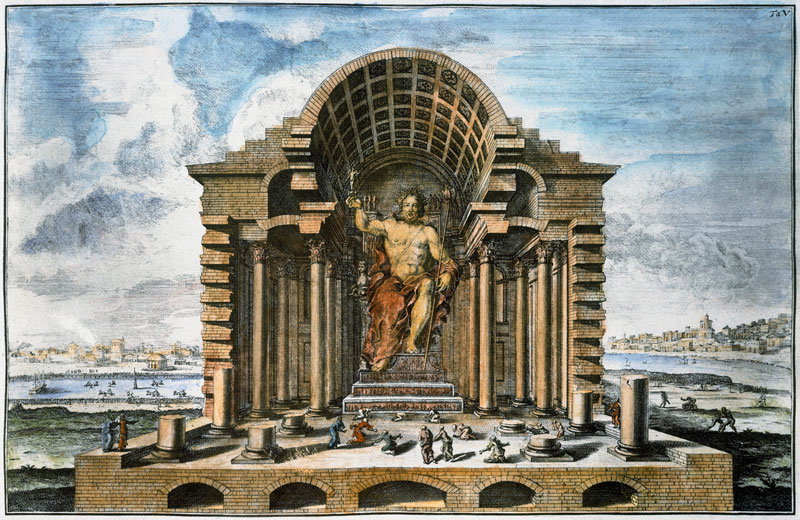 Olympia, Zeustempel von Johann Bernhard Fischer von Erlach