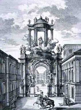 Triumphal Arch, Vienna, from 'Entwurf einer historischen Architektur' 1721