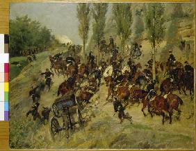 Aus der Schlacht von Gravelotte 1876