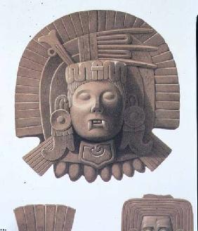 Plate from 'Ancient Monuments of Mexico' 1866