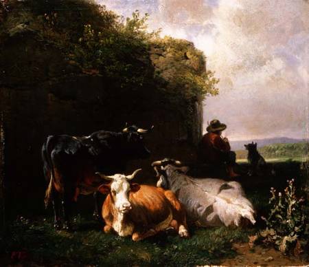 The Cowherd von Johann Friedrich Voltz