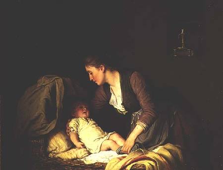 Undressing the Baby von Johann Georg Meyer von Bremen