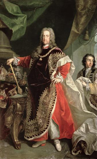 Charles VI (1685-1740), Holy Roman Emperor wearing the robes of the Order of the Golden Fleece