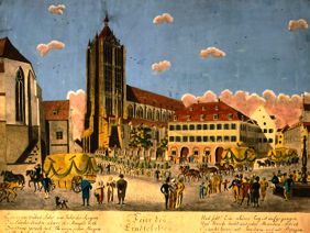 Erntefest in Ulm am 5. August von Johann Hans