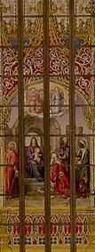 Entwurf zu einem Glasfenster Anbetung der Könige von Johann Heinrich Fischer