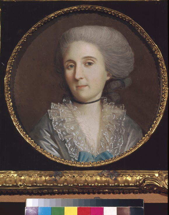Porträt von Gräfin Natalia Wladimirowna Saltykowa (1737-1812) von Johann Heinrich Schmidt