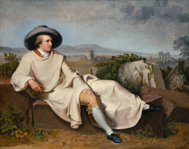 Goethe in der römischen Campagna von Johann Heinrich Wilhelm Tischbein