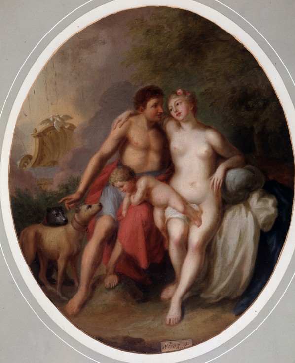 Venus und Adonis von Johann Heinrich Wilhelm Tischbein