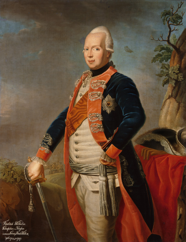 Frederick William II of Prussia, c.1770 von Johann Jacob Tischbein