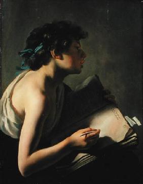 The Young Poet (Youth Transcribing Homer)