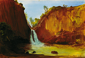 Der Wasserfall von Regla. von Johann Moritz Rugendas