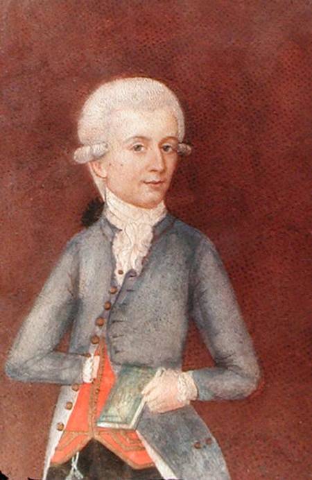 Wolfgang Amadeus Mozart von Johann Nepomuk della Croce