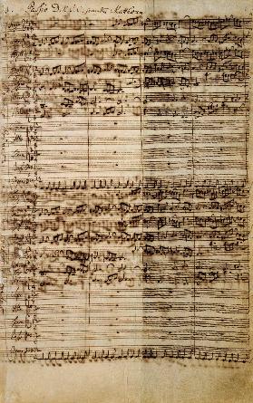 Passio Domini nostri J.C. secundum Evangelistam MATTHAEUM BWV 244
(Erste Seite der Johannes-Passion