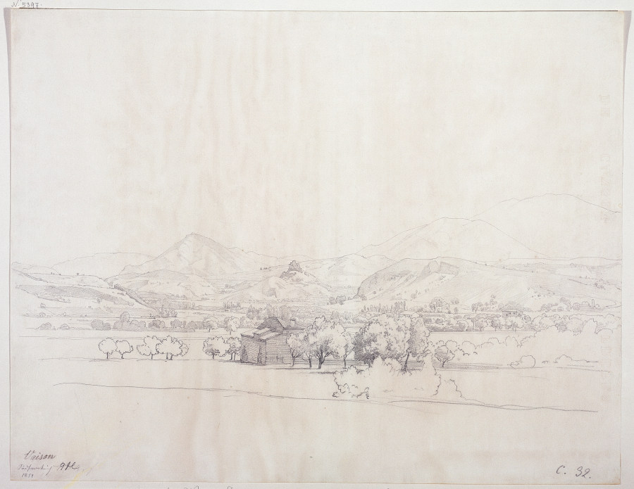Ansicht von Vaison-la-Romaine von Johann Wilhelm Schirmer