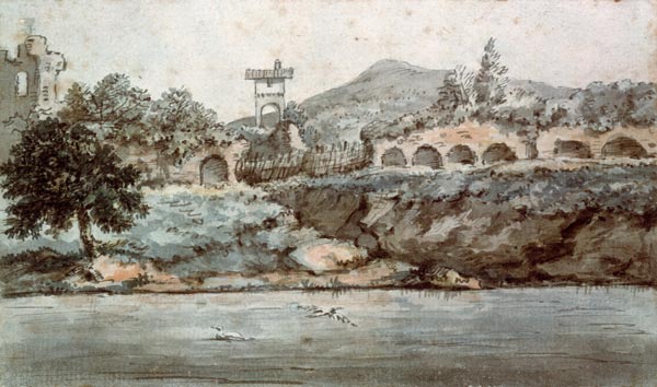 Tiber unterhalb Roms von Johann Wolfgang von Goethe