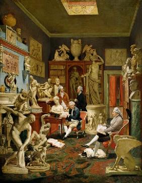 Charles Townley and his Friends in the Towneley Gallery, 33 Park Street, Westminster 1781-83