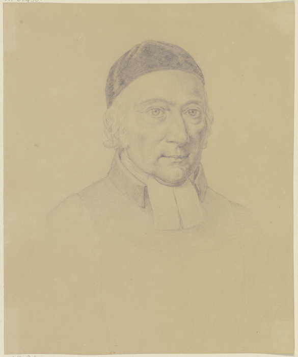 Bildnis Jakob Ludwig Passavant, Prediger der deutsch reformierten Gemeinde zu Frankfurt am Main von Johann David Passavant