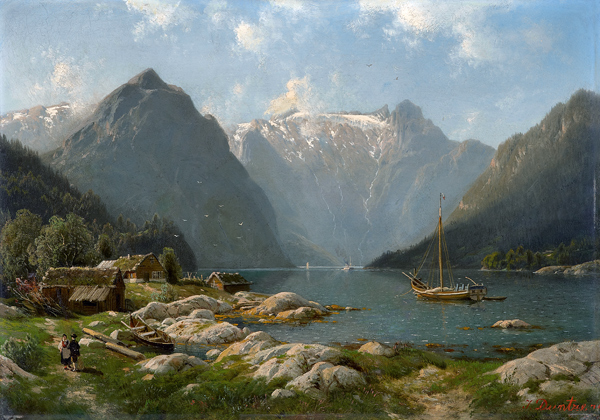 Norwegischer Fjord von Johannes B. Duntze