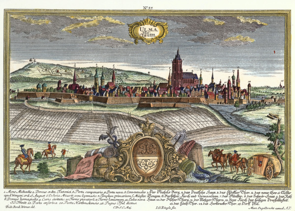 Ulm, Ansicht von Johann Georg Ringlin