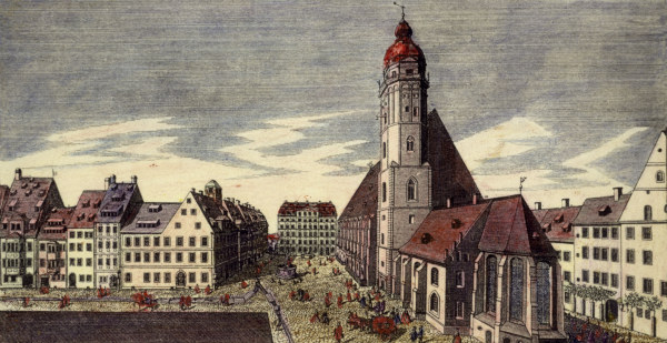 Leipzig, Thomaskirche von Johann Georg Schreiber