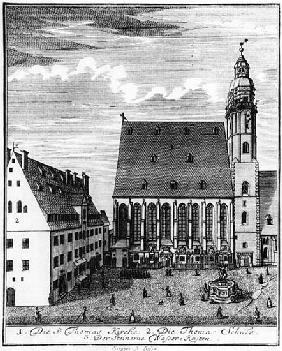 St. Thomas Church and School in Leipzig