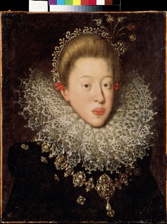 Porträt der Erzherzogin Anna von Österreich-Tirol (1585-1618) von Johann or Hans von Aachen