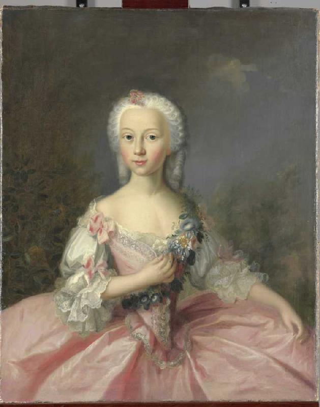 Bildnis einer adligen Dame von Johann Valentin Tischbein