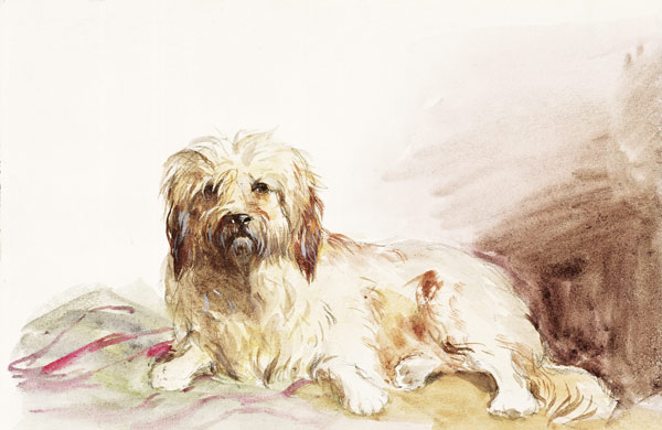 The Artist's Dog von John Adam P. Houston