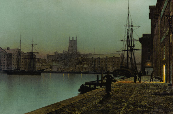 Gloucester Docks von John Atkinson Grimshaw