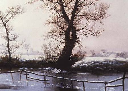 The Frozen Pool von John Berney Ladbrooke