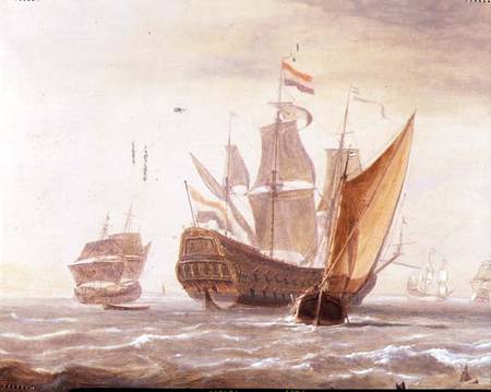 Dutch Men-o'-War von John Christian Schetky