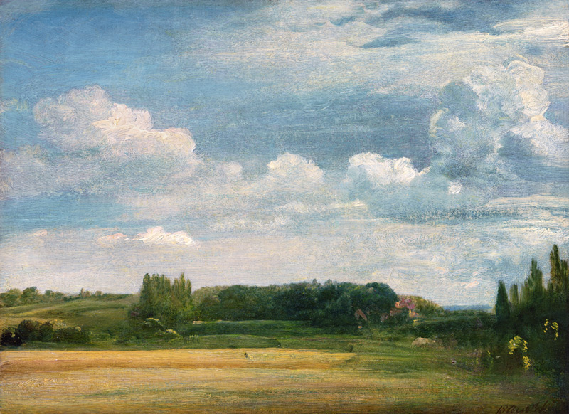 View towards the Rectory, East Bergholt von John Constable