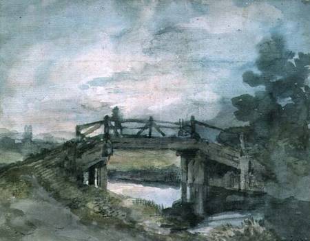 A Bridge over the Stour von John Constable