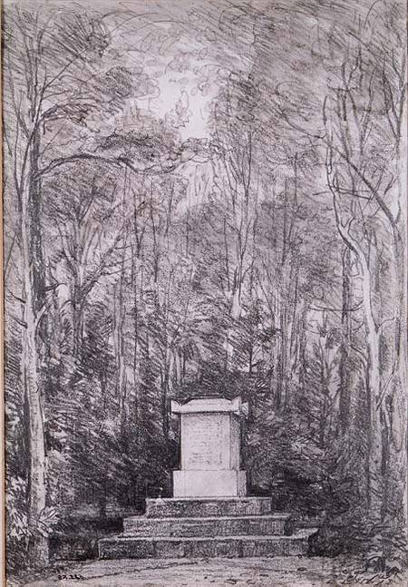 Cenotaph to Sir Joshua Reynolds at Coleorton Hall, Leicestershire von John Constable