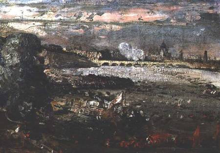The Opening of Waterloo Bridge von John Constable