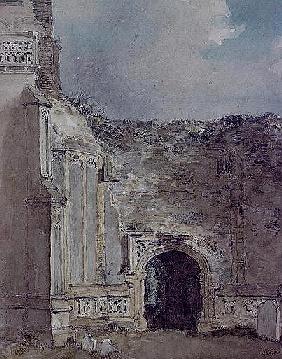 East Bergholt Church: North Archway of the Ruined Tower